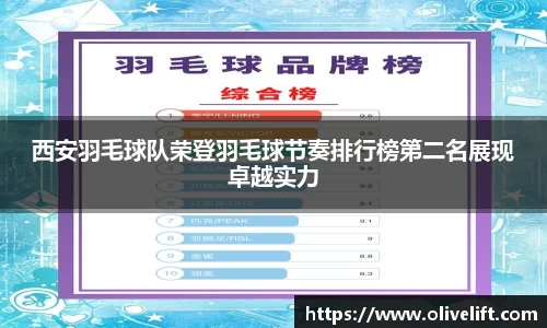 西安羽毛球队荣登羽毛球节奏排行榜第二名展现卓越实力